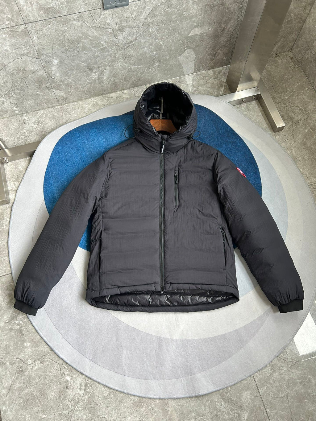 Canada Goose Quilted Hooded Zip-Up Jacket - Style 5078