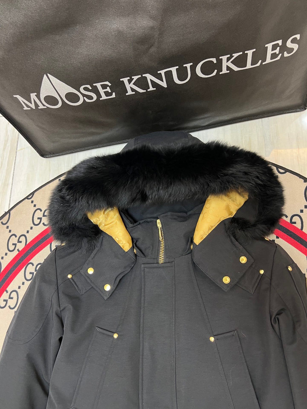 Moose Knuckles Men's Longline Hooded Parka