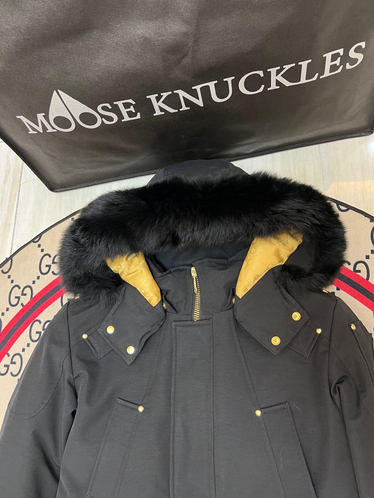 Moose Knuckles Men's Longline Hooded Parka
