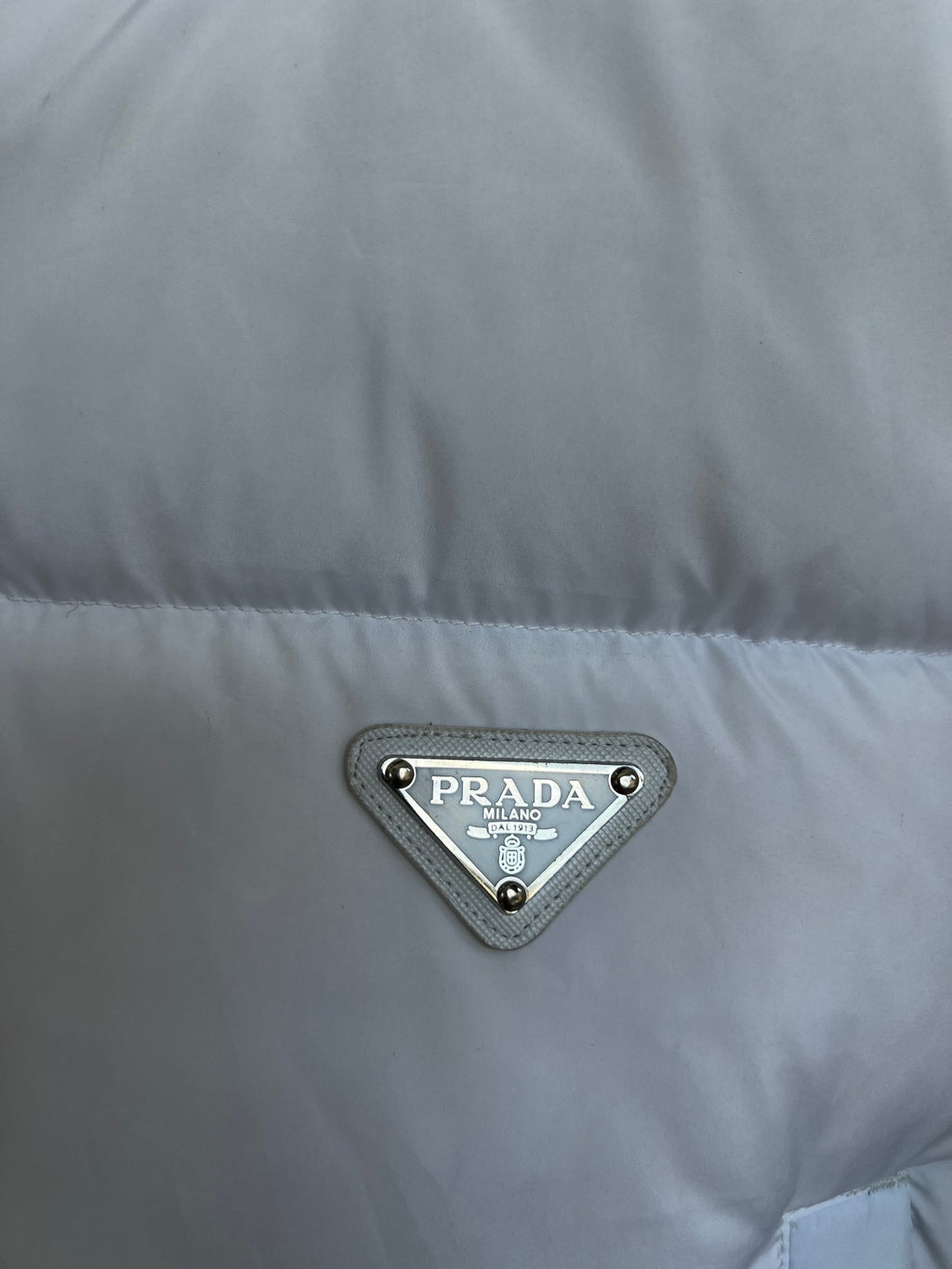 Prada Cropped Stand-Collar Puffer Jacket
